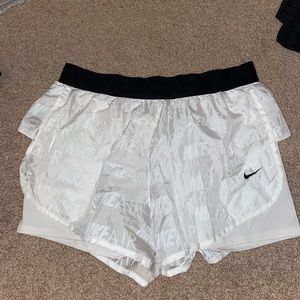 White Nike Air Shorts